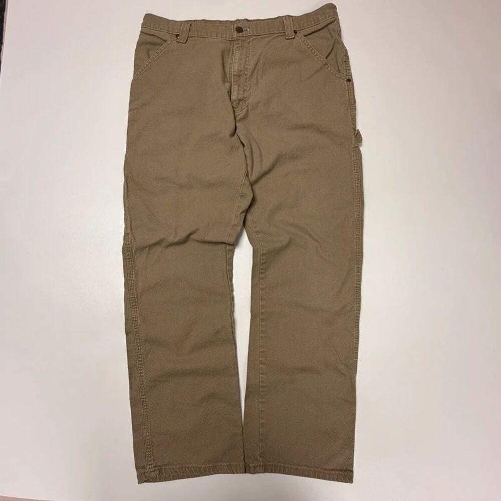 Wrangler Carpenter Pants Khaki Men's 36x32 Workwear